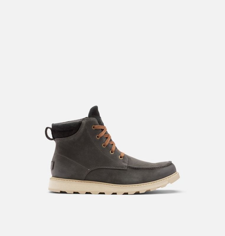 Mens Booties Dark Grey - Sorel Madson™ II Moc Toe - 401562-NSY